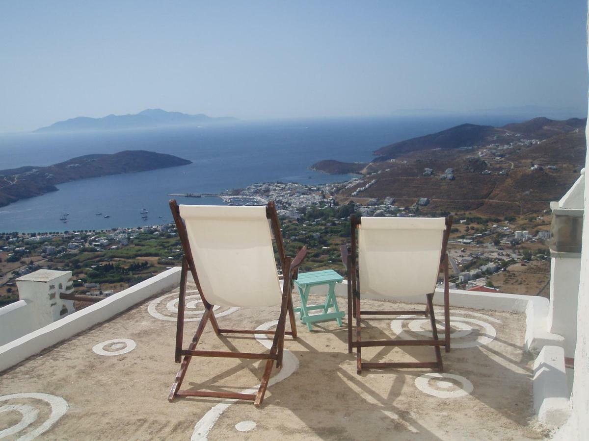 Traditional Stone House With Breathtaking View Serifos Town Екстериор снимка